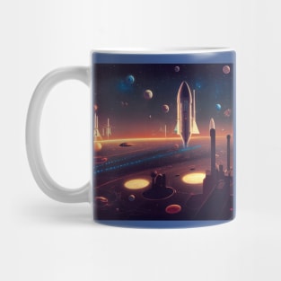 Interplanetary Spaceport Mug